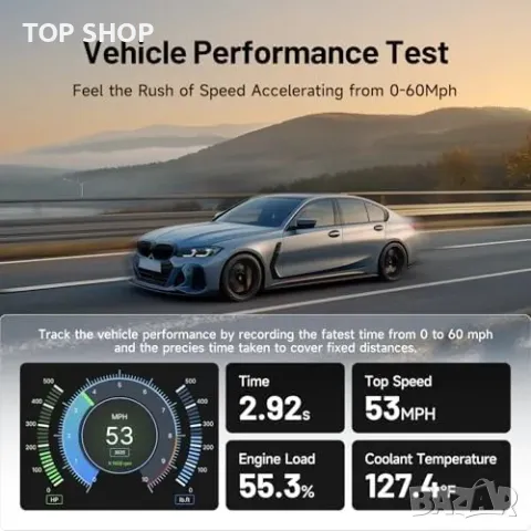 Нов скенер Автомобилен диагностичен инструмент, смарт анализ и ремонт, снимка 7 - Друга електроника - 49956836