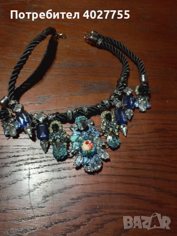 Колие. Ръчна изработка с гоблен, снимка 2 - Други - 52401642