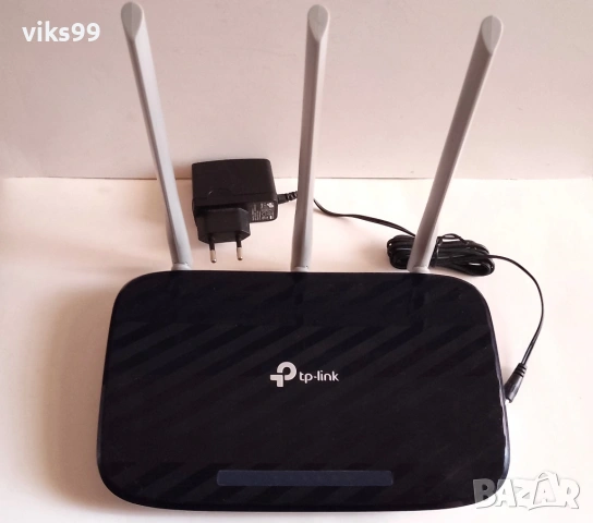 Wi-Fi Рутер TP-Link Archer C20 AC750 Dual Band с USB, снимка 5 - Рутери - 53392125