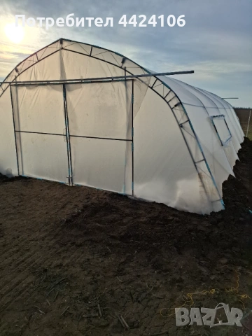 Продавам полиетиленова оранжерия 6х10 метра