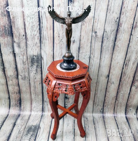 Бронзова статуетка - Икар , снимка 9 - Статуетки - 41263303