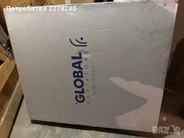 Нов алуминиев радиатор Global VOX H600 + окомплектовка