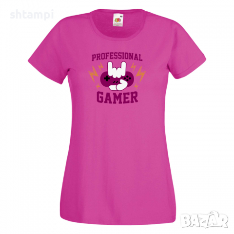 Дамска тениска Professional Gamer,Игра,Игри,Геймс, снимка 8 - Тениски - 36191749