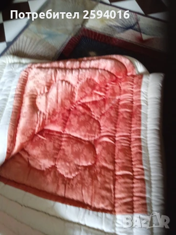 4 бр нови юргани памук - 2 х150 /200 см жълти+ 2х 170/210 син и розов, снимка 2 - Олекотени завивки и одеяла - 50806632