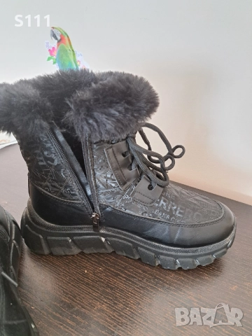 Топли зимни боти, като нови, снимка 5 - Дамски боти - 52521013