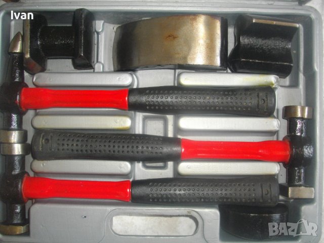 Нов Немски Профи Ръчен ТЕНЕКЕДЖИЙСКИ Комплект Наковални Различни Чука-Специализирани-WESTFALIA-6кг, снимка 14 - Други инструменти - 41538058