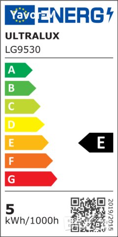 LED Лампа, 5W, G9, 3000K, 220V-240V AC, Топла светлина, SMD2835, Ultralux - LG9530, снимка 2 - Крушки - 40863738