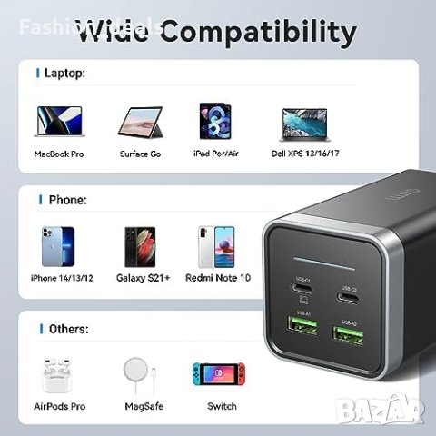 Ново 150W многофункционално USB зарядно 4-портово за лаптоп MacBook Pro, снимка 2 - Друга електроника - 42413918