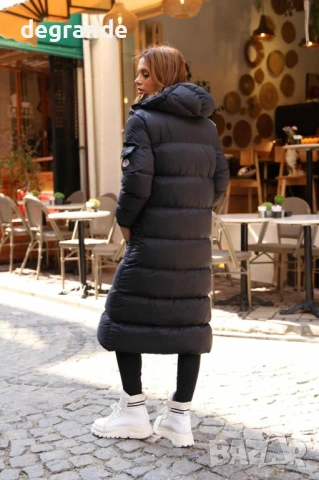 Дамско дълго якe Moncler, снимка 2 - Якета - 51466975