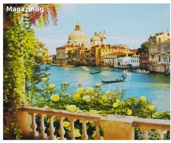 Комплект за рисуване по номера с платно 40х30 см, снимка 8 - Картини - 48662485