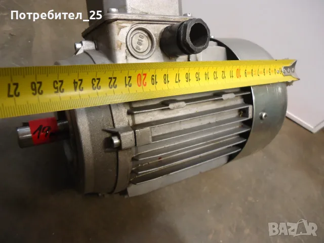 Трифазен фланцов ел.мотор 0,75KW 1400 об/мин., снимка 5 - Електродвигатели - 56218673