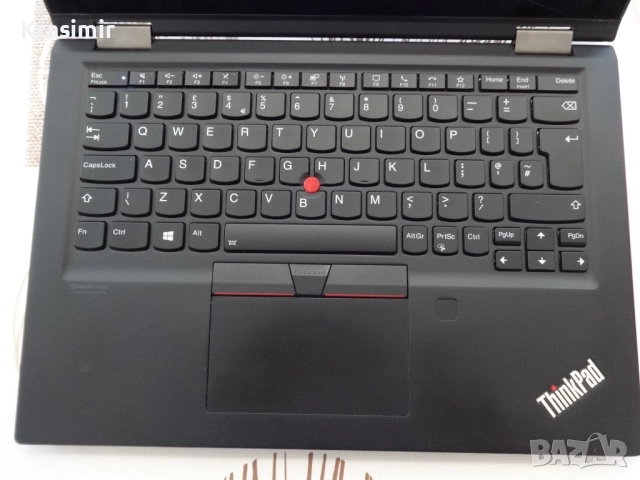 Таблет и Лаптоп 2в1 laptop Lenovo ThinkPad X13 Yoga - 13.3" -i5-10310U 1.7Ghz/RAM16GB/NVMe SSD 256GB, снимка 3 - Лаптопи за работа - 51836480