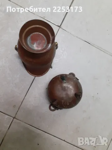 Медни съдове лот, снимка 5 - Декорация за дома - 48142813