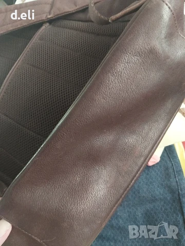 Piquadro и Longchamp Original 100% Кожа Страхотен голям кожен сак, снимка 17 - Сакове - 49463627