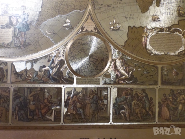 Картина Карта на света на Пискатор Глобус, снимка 10 - Картини - 53729286