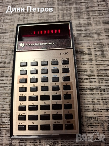 Старинен електронен калкулатор., снимка 6 - Друга електроника - 52879038