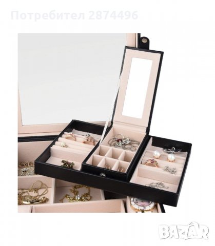 1755 Луксозна кутия за бижута , снимка 5 - Бижутерийни комплекти - 19532796