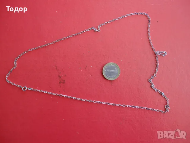 Невероятна сребърна верижка колие 10