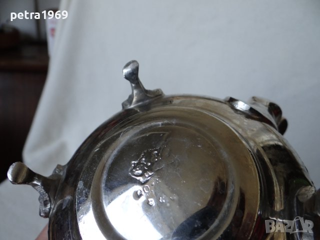 Посребрен чайник с маркировка, снимка 8 - Антикварни и старинни предмети - 41584172