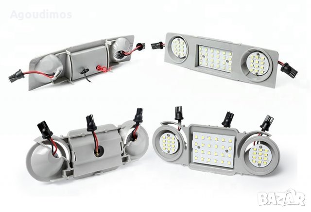 LED интериорни плафони за VW, Seat, Skoda, снимка 4 - Аксесоари и консумативи - 40104042