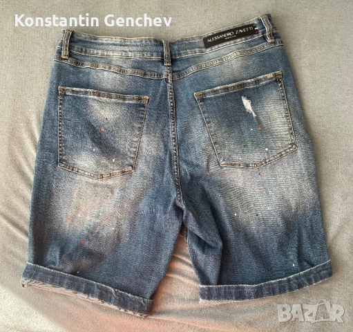 Къси дънки alessandro zavetti, снимка 3 - Дънки - 52517224