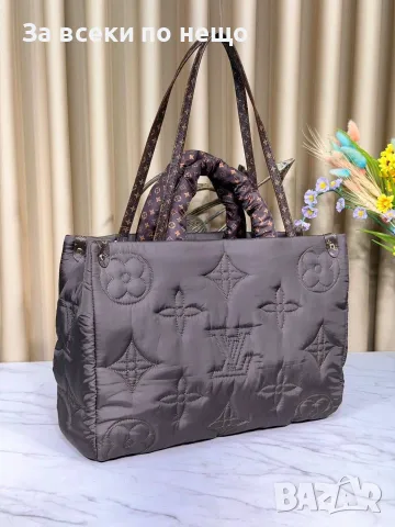 Louis Vuitton Стилна Капитонирана Дамска Чанта Тип Тоут С Монограм , снимка 3 - Чанти - 55931457
