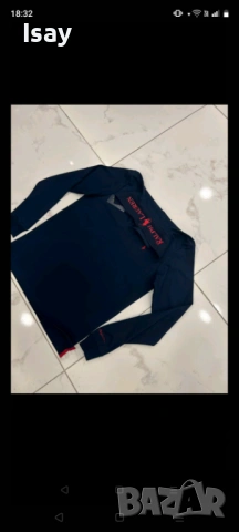 Мъжка блуза ПОЛО Л последен размер в тъмно син цвят , снимка 8 - Блузи - 53839231