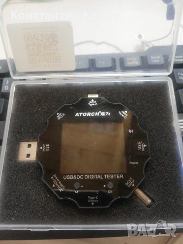 USB & DC дигитален тестер