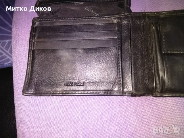 Портфейл марков Пиер Карден 120х90мм-естествена кожа , снимка 9 - Портфейли, портмонета - 44450660