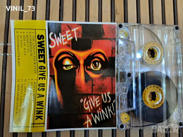Sweet* – Give Us A Wink, снимка 2 - Аудио касети - 48792142