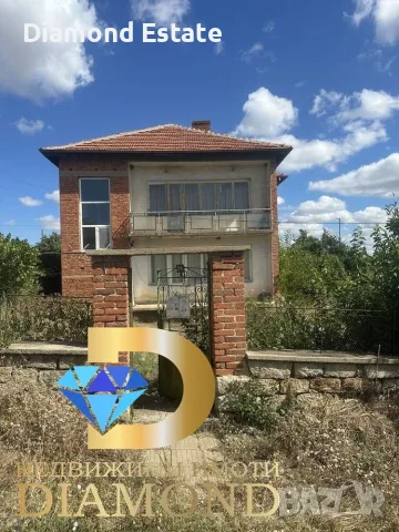 Двуетажна къща в село Хлябово, обл. Хасково, снимка 2 - Къщи - 56225341