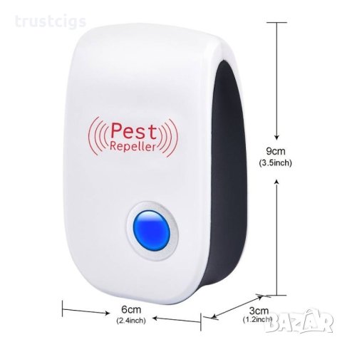 Ултразвукова машинка против комари, насекоми и гризачи, снимка 6 - Други стоки за дома - 44483735