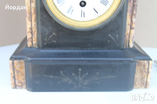 Настолен Френски часовник , снимка 2 - Антикварни и старинни предмети - 49961343