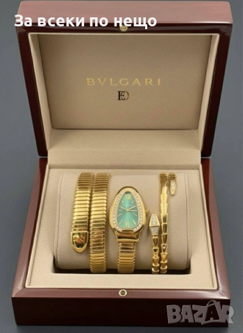 Bvlgari Дамски Часовник И Гривна В Кутия - Налични Различни Цветове Код SK905, снимка 10 - Дамски - 53408791