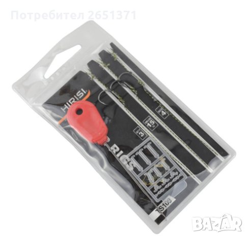 Комплект шаранджийски монтажи, игла и стопери HIRISI, снимка 3 - Такъми - 33815183