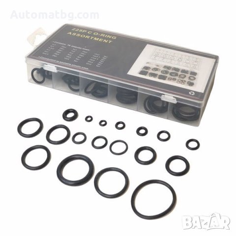Комплект гумени пръстени Automat, Уплътнения, Пръстени, 225 бр