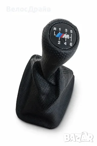 Топка с маншон за скоростен лост BMW 3 E46 6 скорости черна OEM 51320938884