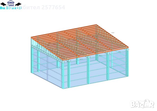 ЛИЗИНГ - Халета, Хале, Магазини, Магазин, Складове 80м2-8м х 10м х 3.5, снимка 5 - Строителни материали - 44145543