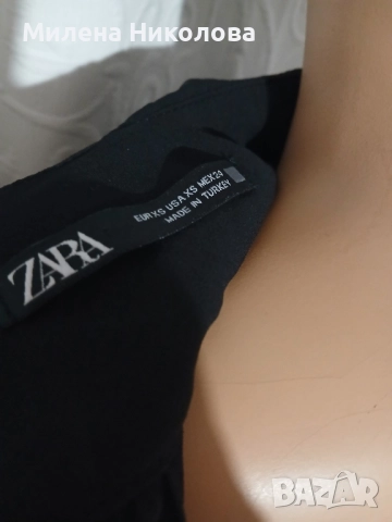 Нежен топ Zara XS , снимка 4 - Корсети, бюстиета, топове - 52056959