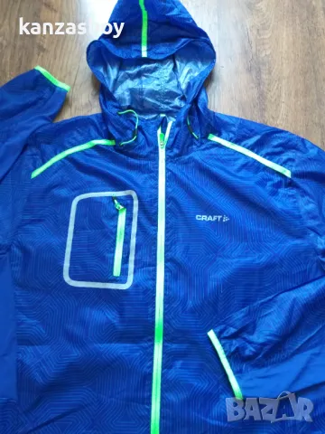 Craft Focus Hood Jacket - страхотна мъжка ветровко 2ХЛ КАТО НОВА, снимка 4 - Спортни дрехи, екипи - 47453939