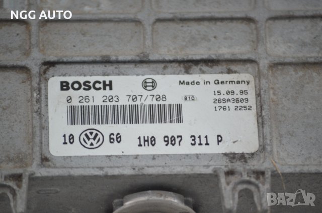 Компютър Двигател BOSCH 0 261 203 707/708 № 1H0 907 311 P за VW Volkswagen 1.8 66 kW / 90 к.с., снимка 2 - Части - 39702057