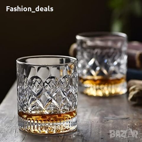 Нов D&H Whiskey комлект от 4 чаши/Скоч Коняк Уиски/Подарък луксозен сервиз, снимка 2 - Сервизи - 41203103