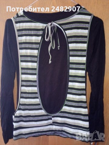 Ефектна дамска блуза , снимка 3 - Блузи с дълъг ръкав и пуловери - 41643649