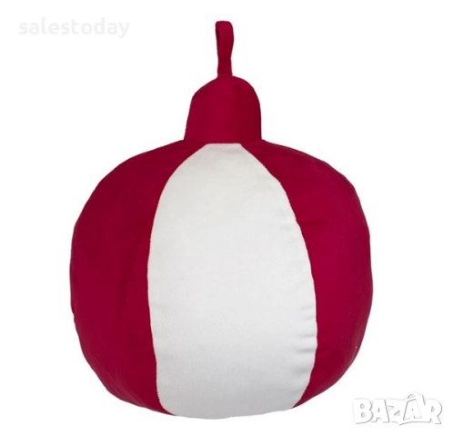 Коледна възглавница форма на Коледна топка за Елха, 33см