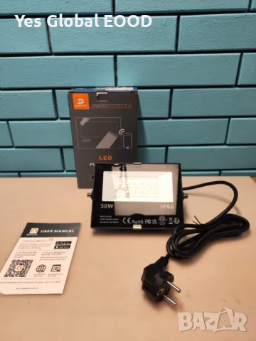 DUSKTEC 30W RGB LED Прожектор с Bluetooth управление, IP66, снимка 2 - Лед осветление - 48850772