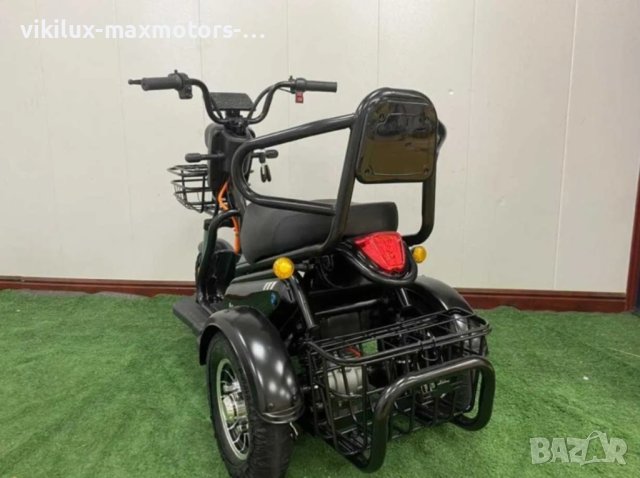 ДВУМЕСТНА EЛЕКТРИЧЕСКА Триколка MaxMotors PUDDING 500W модил 2023 Г, снимка 7 - Инвалидни колички - 42002864