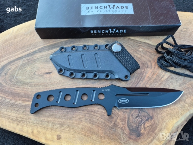 Фиксиран нож Benchmade Adamas с тактическа кания 375BK, снимка 2 - Ножове - 52117315