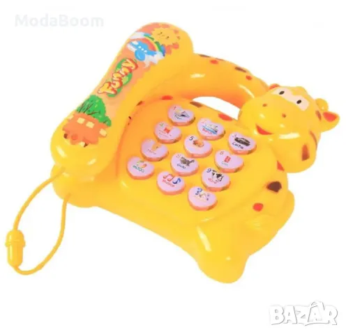 Детска играчка Музикален телефон със звуци и светлини, снимка 3 - Други - 48434811