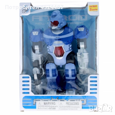 Интерактивна играчка робот Андроид – Светлини, звуци и екшън, снимка 4 - Други - 51662429