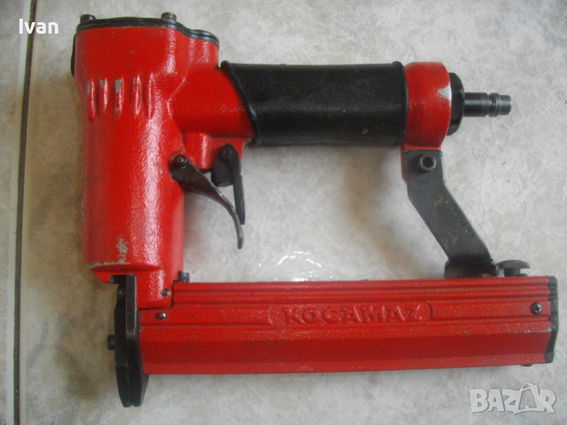 KOCAMAZ KT30-Професионален Пневматичен Такер/Пистолет Дърводелски-Пирони/Скоби-На Въздух-Отличен, снимка 3 - Други инструменти - 36346886